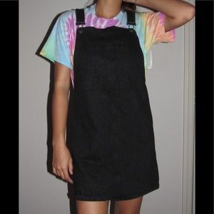 Black overall dress👣